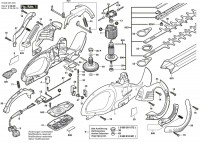 Bosch 0 600 846 068 AHS 6000 PRO Hedge Trimmer 230 V / GB Spare Parts AHS6000PRO